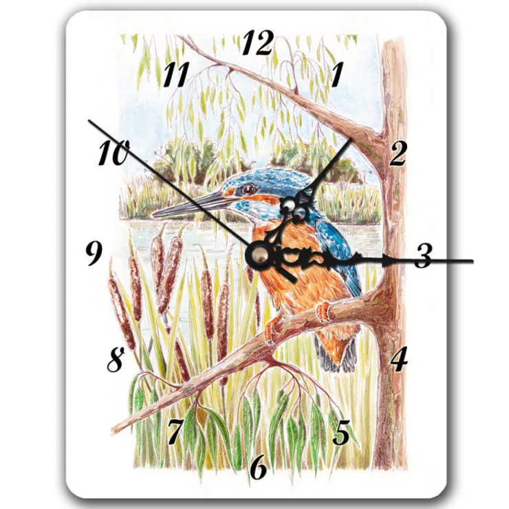 Kingfisher clock