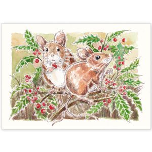 Field Mice and Holly