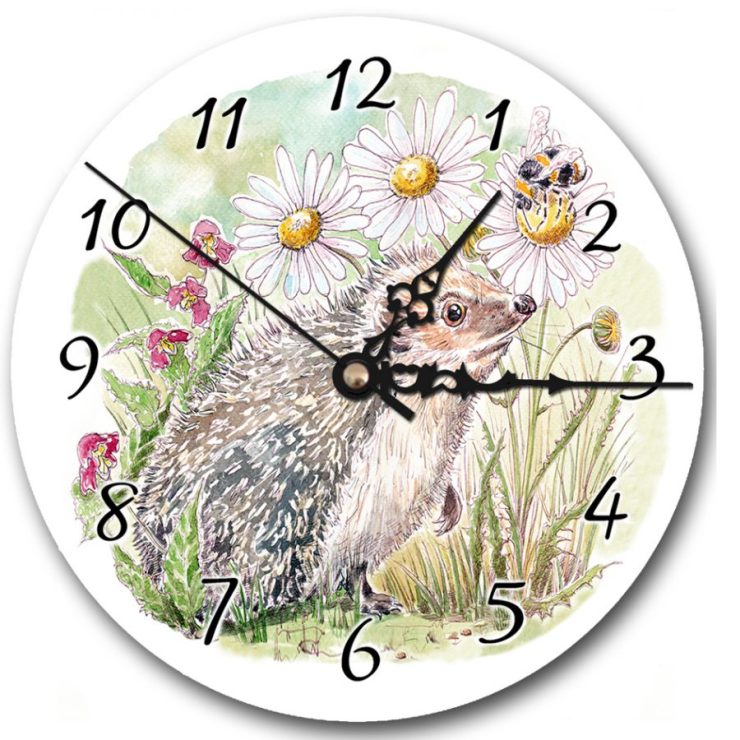 Hedgehog and Bee clock