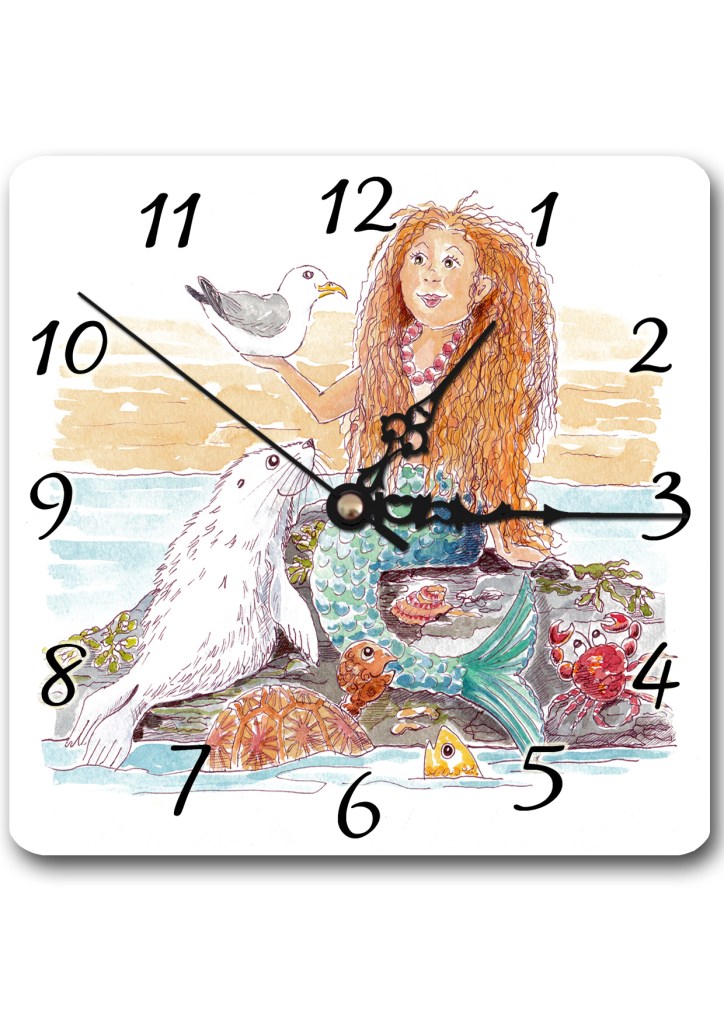 Mermaid Clock