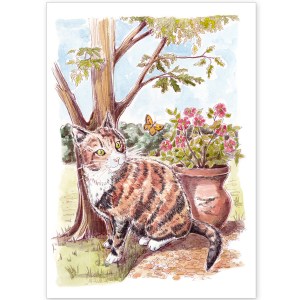 Pet Portrait - Rollo the Tortoiseshell Cat